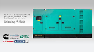 Máy Phát Điện Công Nghiệp Cách Âm 20-750kVA