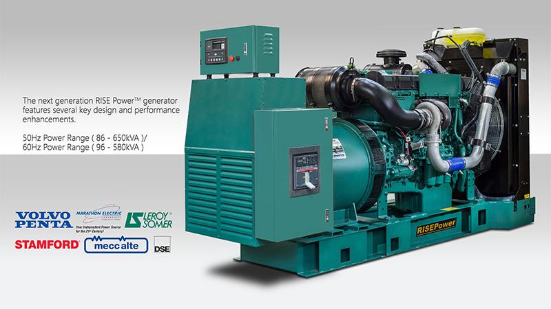 Máy phát điện Động cơ Diesel Volvo 68-500kW